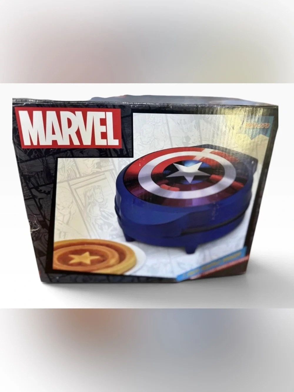 Marvel Captain America Shield Waffle Maker New